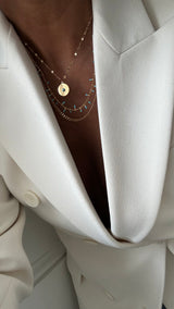 Triple layered Eye Necklace