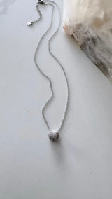Puffed Heart Necklace