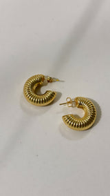 Ashley Puffed Hoop Small