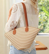 Serena Straw Tote