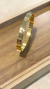 Hayley Bangle Large With Cubic Zirconia