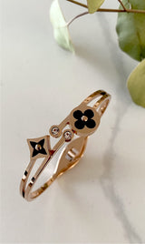 Linda Hinge Bangle Rose Gold