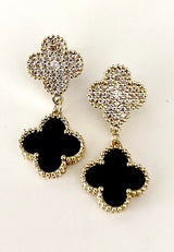 Natalie Pave Drop Earring