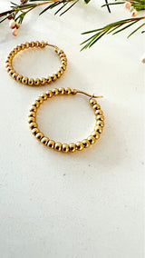 Beaded Hoop Large