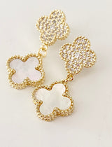 Natalie Pave Drop Earring