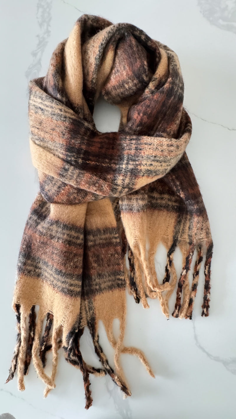 Michelle Fringe Scarf
