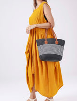 Saffron Straw Tote Bag