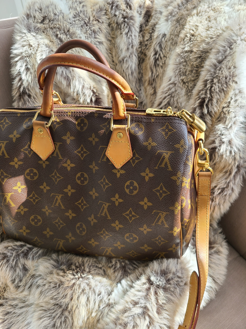 Louis Vuitton Speedy Bandouliere Monogram Empreinte 25 Aurore in Leather  with Gold-tone - US