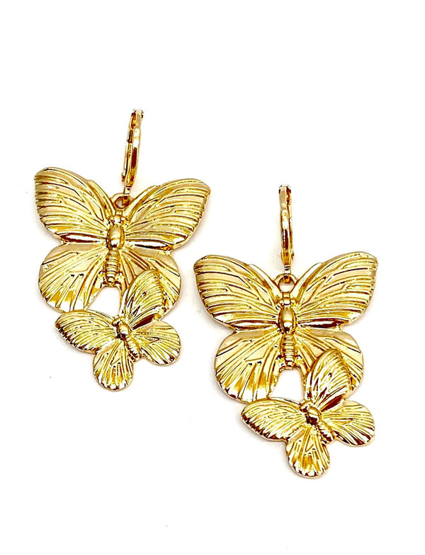 Butterfly Earring - Gold
