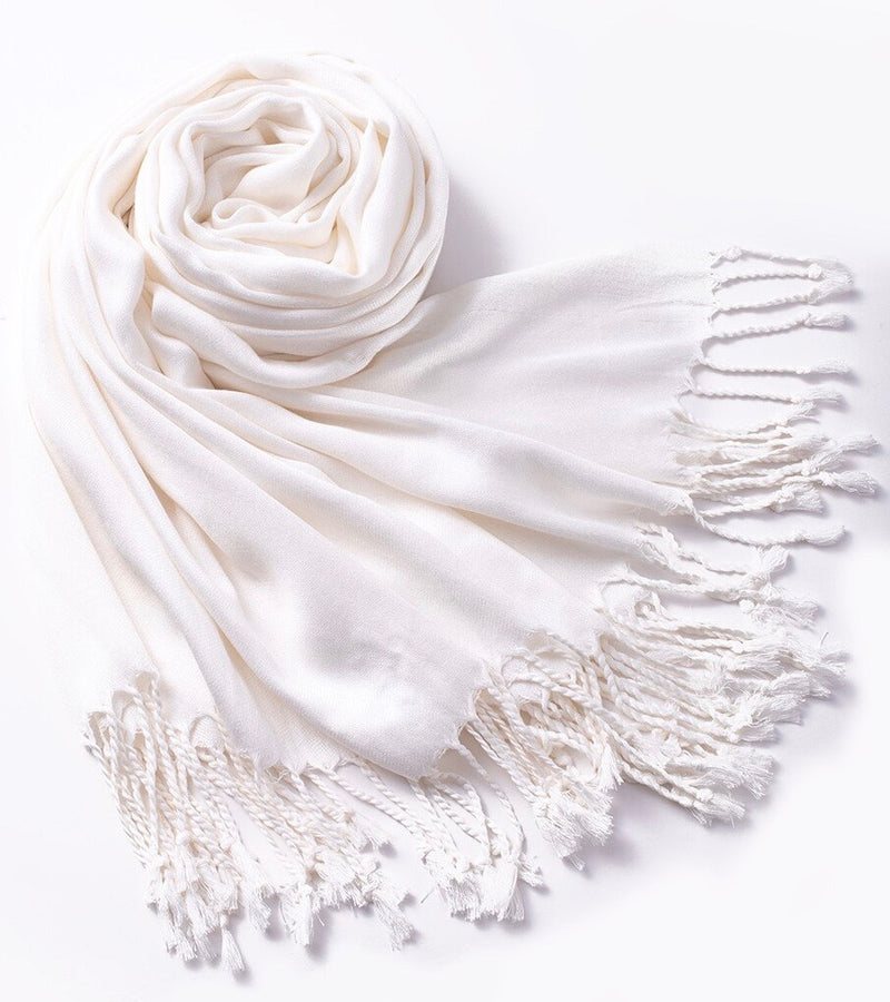 White Pashmina