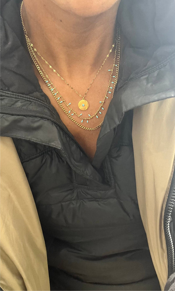 Triple layered Eye Necklace