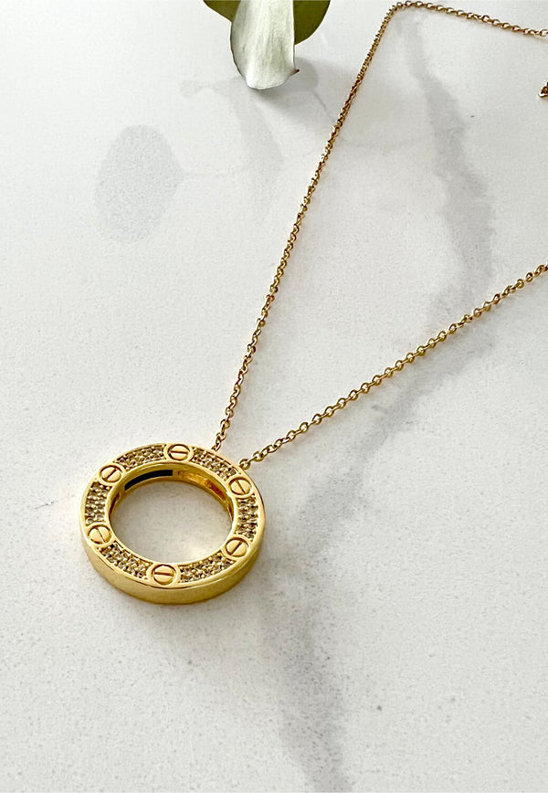 Hayley Pave Necklace