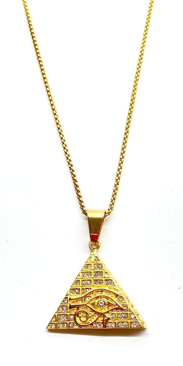 Iced Eye of Horus Necklace