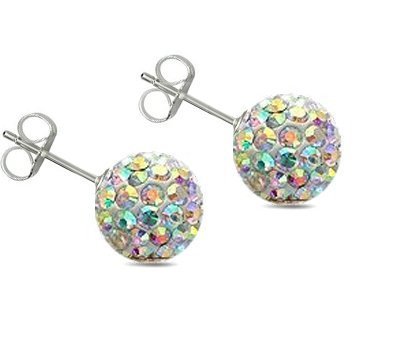 Shamballa Earring - 8mm